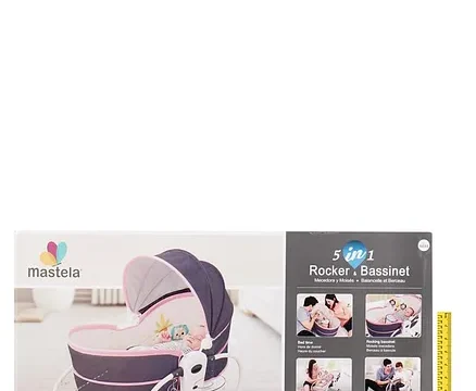 Mastela 5 In1 Rocker & Bassinet - Brown - Image 3