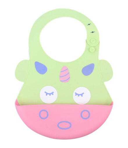 Hopop Easy Clean Crumb Catcher Food Grade Silicon Bib, Suitable for Infants and Toddlers between 6 to 36 Months