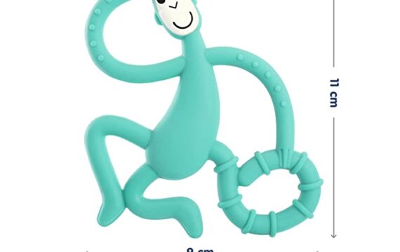 Hopop Soft Silicone Monkey Teether Suitable from 3 Months to 3 Years (Green) - Image 5