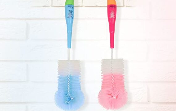 Hopop Bottle & Nipple Cleaning Brush (HP-2011C-PINK) - Image 4