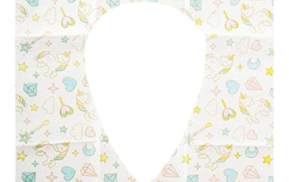 Hopop Waterproof Toilet Seat Protector Cover with Adhesive Strips for On-The-Go Protection (10 Pcs) - Image 2