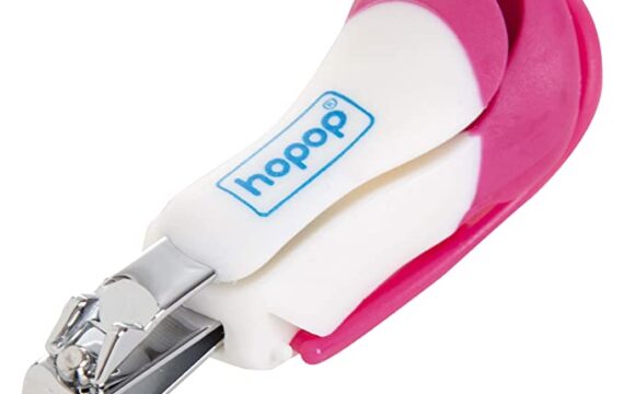 Hopop Safety Nail Clipper with Magnifier (Pink) - Image 5