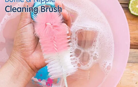 Hopop Bottle & Nipple Cleaning Brush (HP-2011C-PINK) - Image 8