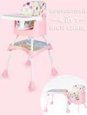 R for Rabbit Cherry Berry Grand 4 in 1 Convertible High Chair