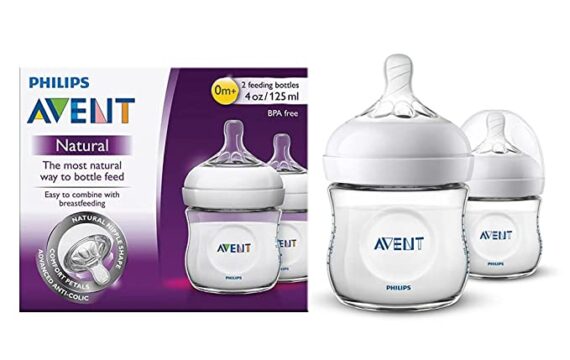 Philips Avent NATURAL 2.0 BOTTLE 125ml Pack of 2 INDIA SCF030/20