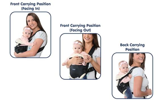 Hopop Cuddle Me Baby Carrier with 3 Carry Positions, Suitable for 3 to 12 Months Baby, Adjustable New-Born to Toddler Carrier, Max Wieght Up to 12 Kgs (Red/Black) - Image 5