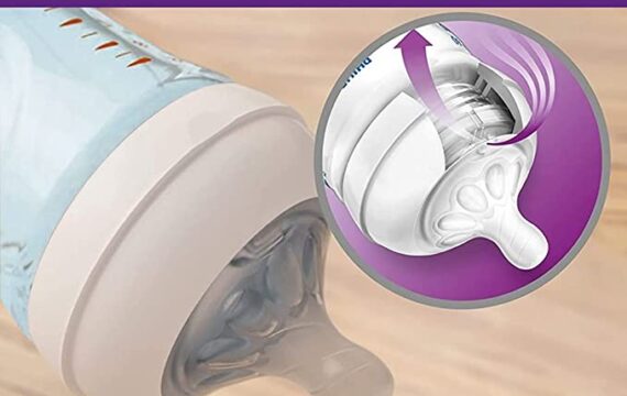 Philips Avent Natural 2. 0 Blue Feeding Bottle 260ml SCF035/10 - Image 7