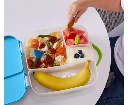 B.Box Ocean Breeze Clip Lock Lid Lunch Box - Blue - Image 4