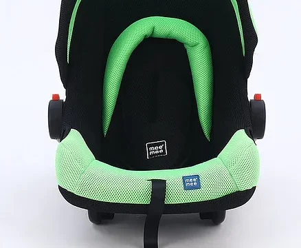 Mee Mee Baby Car Seat Cum Carry Cot with Thick Cushioned Seat - Green