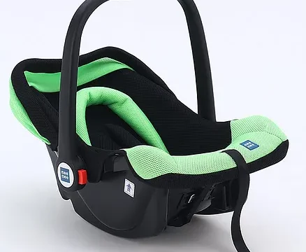 Mee Mee Baby Car Seat Cum Carry Cot with Thick Cushioned Seat - Green - Image 4