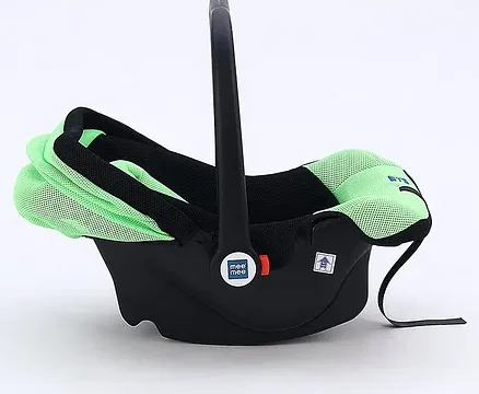 Mee Mee Baby Car Seat Cum Carry Cot with Thick Cushioned Seat - Green - Image 5