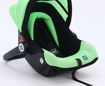 Mee Mee Baby Car Seat Cum Carry Cot with Thick Cushioned Seat - Green - Image 9