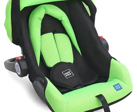 Mee Mee Baby Car Seat Cum Carry Cot with Thick Cushioned Seat - Green - Image 8