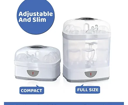 Chicco 2 In 1 Steam Sterilizer - White & Blue - Image 4