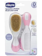 Chicco Brush And Comb Set - Pink