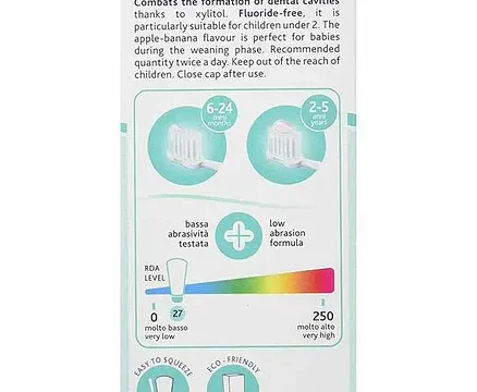 Chicco Dentifricio Toothpaste Apple and Banana Flavour - 50 ml - Image 3