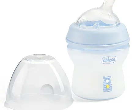 Chicco Natural Feeling Feeding Bottle Blue - 150 ml - Image 3