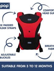 Hopop Cuddle Me Baby Carrier with 3 Carry Positions1