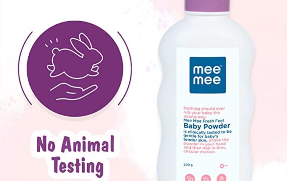 Mee Mee Baby Talcum Powder, Dermatologically tested, Paraben free, 0m+ (Fresh Feel - Pack of 200 g (Single Pack) - Image 6