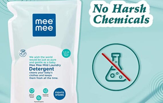 Mee Mee Mild Baby Liquid Laundry Detergent (1.2 L - Refill Pack)