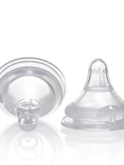 Pigeon SOFTOUCH PERISTALTIC Plus Nipple 2PCS-LL CASE,Translucent1