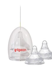 Pigeon SOFTOUCH PERISTALTIC Plus Nipple 2PCS-LL CASE,Translucent4