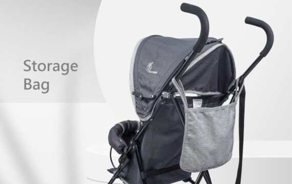 Pixie Buggy Stroller - Easy to Fold & Store, UV Sun Protection Conopy, Rear Brakes, Storage bag - Image 7
