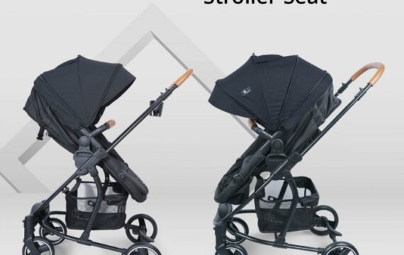 Paradise Stroller - 2 in 1 Baby Stroller Cum Carry Cot, 3 Position Recline System, Canopy - Image 9