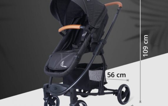Paradise Stroller - 2 in 1 Baby Stroller Cum Carry Cot, 3 Position Recline System, Canopy