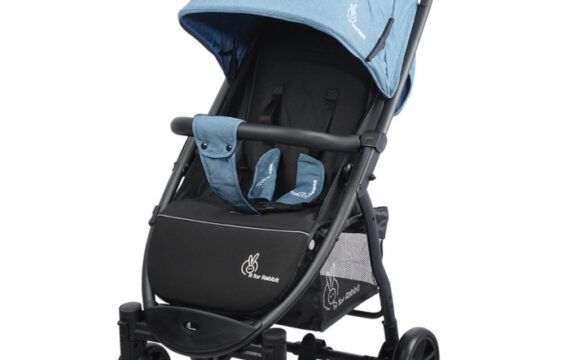 Falcon Flight Stroller - Easy to Carry & Store, Multi Position Recline, Basket, Rear Brake