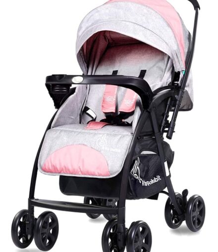 Sugar Pop Stroller Stroller - 3 Position Seat Recline, Easy One Hand Fold, Reversible Handle, UV Resistant Sun Conopy