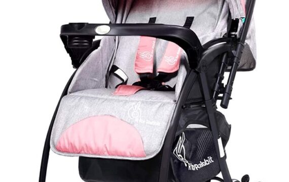 Sugar Pop Stroller Stroller - 3 Position Seat Recline, Easy One Hand Fold, Reversible Handle, UV Resistant Sun Conopy