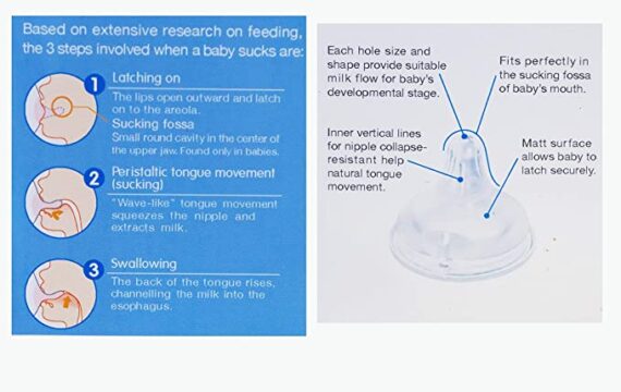 Pigeon Wide Neck Baby Feeding Bottle,with Plus Type Nipple,for 0+ Month Babies,Yellow,160 ml - Image 5