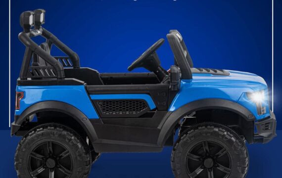 Rechargeable Battery Operated Ride On Jeep for Kids, Ride on Toy Kids Jeep with Bluetooth & Music, Rechargeable Electric Jeep Car for Kids to Drive 3 to 8 Years Boys Girls - Image 5